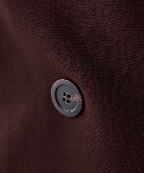 Whim Gazette（ウィムガゼット）の「ダブルテーラードジャケット（テーラードジャケット・レディース・ブラウン/ブラック・FREE）」の5枚目の写真