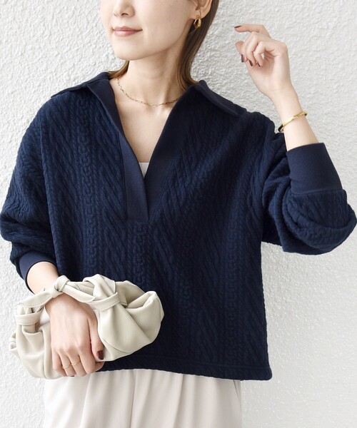 LOWER □□ ①② 25080380000210/LW-26 14G Silk Cotton Ribbed Pocket  