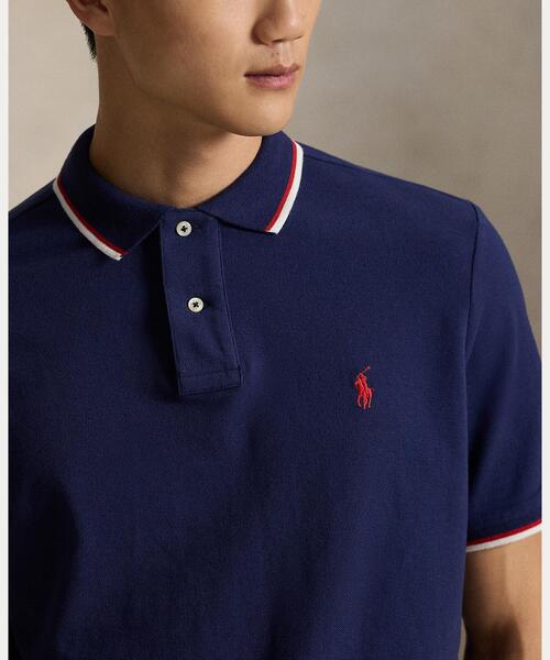 POLO RALPH LAUREN（ポロ ラルフ ローレン）の「クラシック フィット メッシュ ポロシャツ（ポロシャツ・メンズ・ブルー・XS/L/M/S）」の5枚目の写真