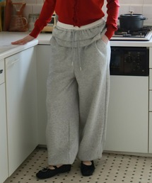 mic by Olu.（ミックバイオルドット）の「フリルドッキングスウェットパンツ（スウェットパンツ）」