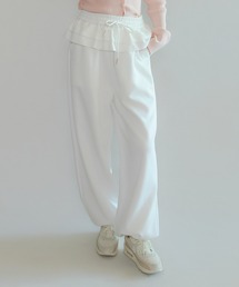 ＜ ZOZOTOWN限定 ＞フリルドッキングスウェットパンツ