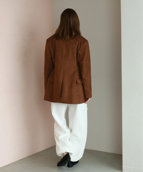 mic by Olu.（ミックバイオルドット）の「＜ ZOZOTOWN限定 ＞フリルドッキングスウェットパンツ（スウェットパンツ・レディース・グレー/ネイビー/ホワイト・FREE）」の8枚目の写真