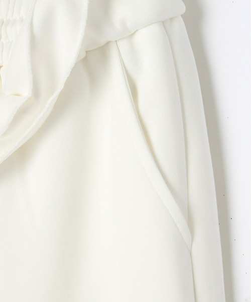 mic by Olu.（ミックバイオルドット）の「＜ ZOZOTOWN限定 ＞フリルドッキングスウェットパンツ（スウェットパンツ・レディース・グレー/ネイビー/ホワイト・FREE）」の11枚目の写真