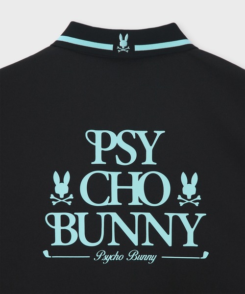 Psycho Bunny（サイコバニー）の「[GOLF]モダングラフィック ロングスリーブポロシャツ（ポロシャツ・メンズ・ダークグリーン/ホワイト/ブラック・MEDIUM/X-LARGE/LARGE）」の13枚目の写真