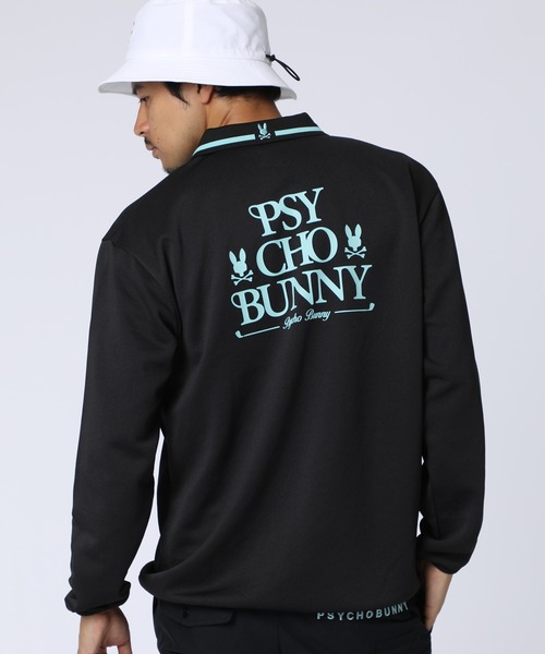 Psycho Bunny（サイコバニー）の「[GOLF]モダングラフィック ロングスリーブポロシャツ（ポロシャツ・メンズ・ダークグリーン/ホワイト/ブラック・MEDIUM/X-LARGE/LARGE）」の10枚目の写真