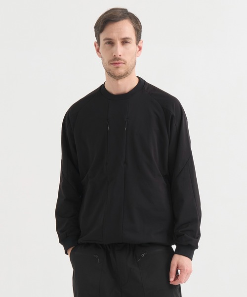 WHITE MOUNTAINEERING(ホワイトマウンテニアリング)の「【White Mountaineering / ホワイトマウンテニアリング】別注BLK SUPER LIGHT SWEAT PO(スウェット・メンズ・ブラック・0/1/2/3)」の1枚目の写真