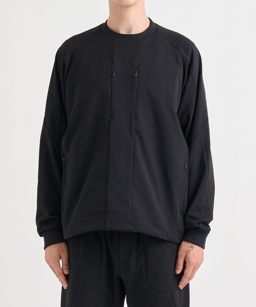 WHITE MOUNTAINEERING(ホワイトマウンテニアリング)の「【White Mountaineering / ホワイトマウンテニアリング】別注BLK SUPER LIGHT SWEAT PO(スウェット・メンズ・ブラック・0/1/2/3)」の3枚目の写真
