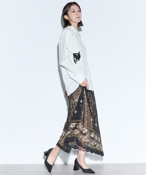 MURRAL（ミューラル）の「【MURRAL/ミューラル】Trillium embroidered shirt/トゥリリアムエンブロイダリーシャツ/ブラウス（シャツ/ブラウス・レディース・ホワイト・FREE）」の13枚目の写真