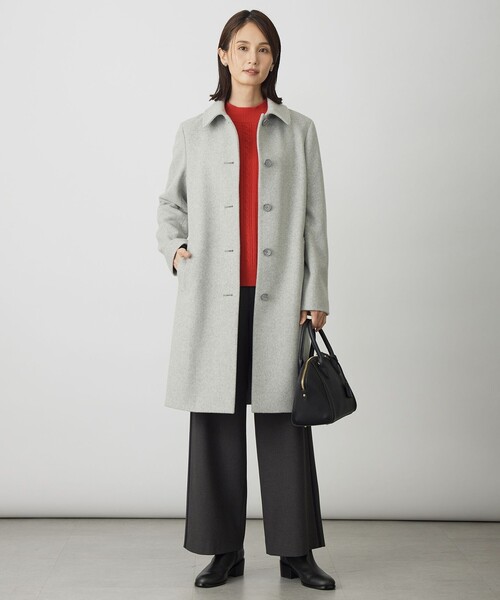J.PRESS(ジェイプレス)の「WOOL BLEND AIR ハイネック ニット(ニット/セーター・レディース・ライトグリーン系/ピンク系/ライトグレー系/レッド系・T15/T13)」の11枚目の写真