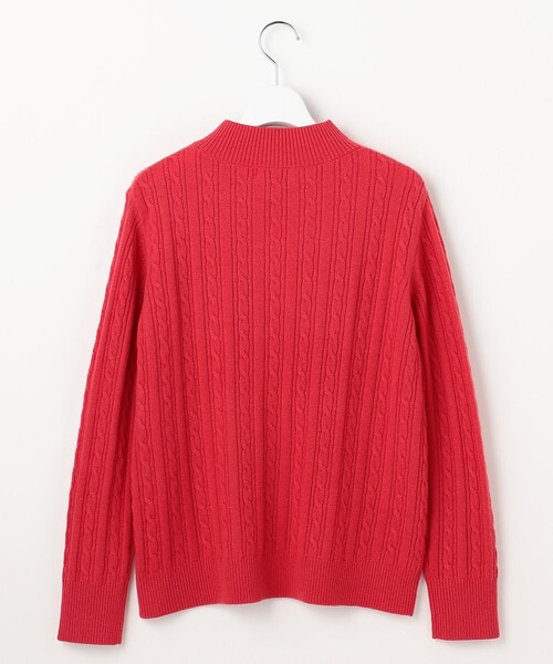 J.PRESS(ジェイプレス)の「WOOL BLEND AIR ハイネック ニット(ニット/セーター・レディース・ライトグリーン系/ピンク系/ライトグレー系/レッド系・T15/T13)」の18枚目の写真