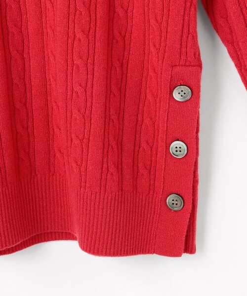 J.PRESS(ジェイプレス)の「WOOL BLEND AIR ハイネック ニット(ニット/セーター・レディース・ライトグリーン系/ピンク系/ライトグレー系/レッド系・T15/T13)」の21枚目の写真