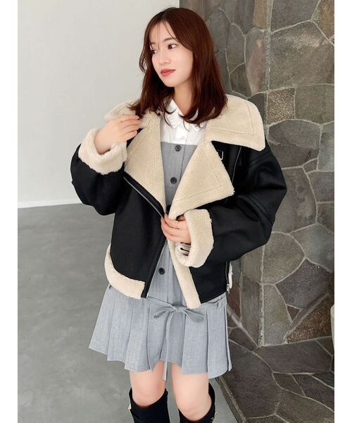 セール】スソプリーツジャケットミニワンピース（ワンピース