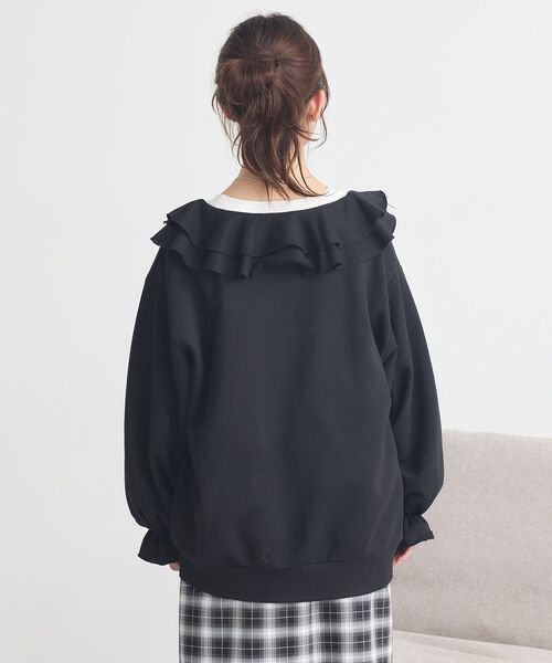 セール】フリルカラーZipウラケブルゾン（ブルゾン）｜earth