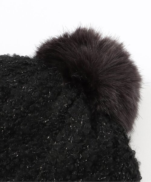 セール】ネコ耳当てつきニット帽（ニットキャップ/ビーニー）｜ANNA