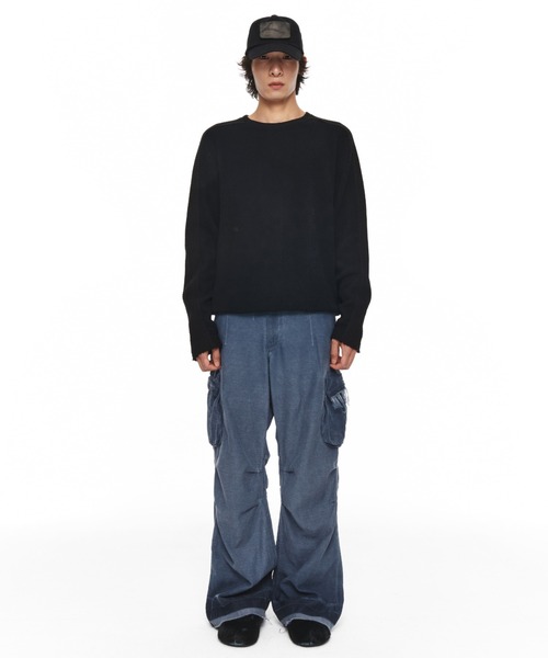 L.H.P(エルエイチピー)の「XLIM/エクスリム/EP.8 01 Knit(ニット/セーター・メンズ・ブラック・S/L/M)」の6枚目の写真