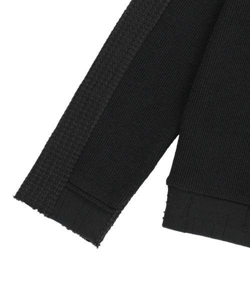 L.H.P(エルエイチピー)の「XLIM/エクスリム/EP.8 01 Knit(ニット/セーター・メンズ・ブラック・S/L/M)」の4枚目の写真