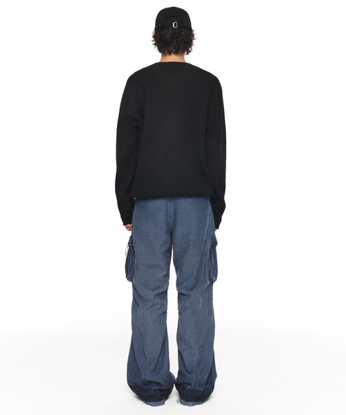 L.H.P(エルエイチピー)の「XLIM/エクスリム/EP.8 01 Knit(ニット/セーター・メンズ・ブラック・S/L/M)」の9枚目の写真