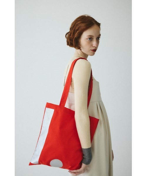 HeRIN.CYE（ヘリンドットサイ）の「H logo tote bag　　Hロゴトートバッグ（トートバッグ・レディース・オレンジ/ブラウン/ブルー・FREE）」の14枚目の写真
