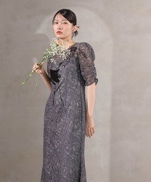 総レース スパンコール マーメイド ワンピース ドレス パーティー 結婚式 お呼ばれ オケージョンドレス