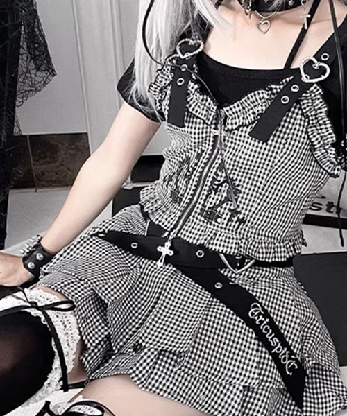 A'GEM/9 × .kom TricuspidC フリルハートドレス インポートセレクト