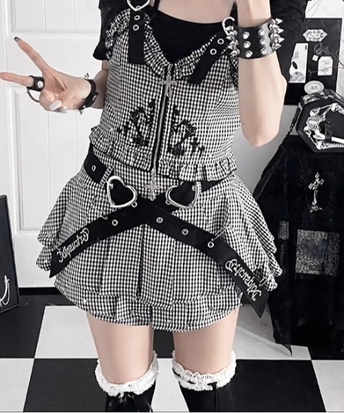 A'GEM/9 × .kom『TricuspidC/トライカスピッドシー』Frill Heart Dress