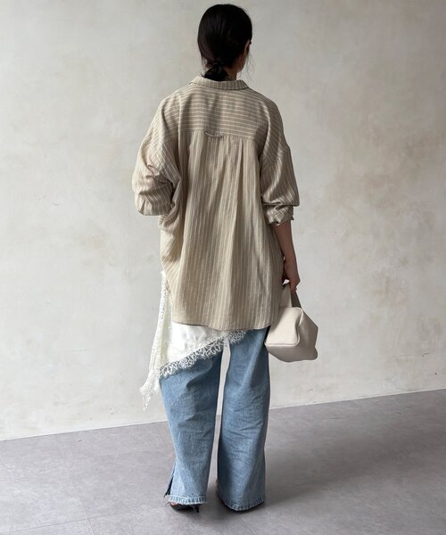 DouDou（ドゥドゥ）の「アシメレースキャミ（キャミソール）」 - WEAR