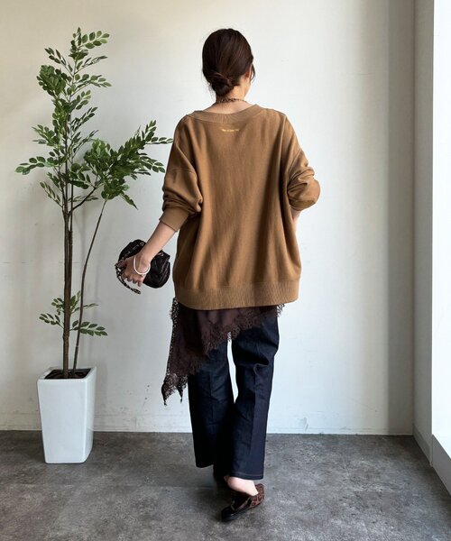 DouDou（ドゥドゥ）の「アシメレースキャミ（キャミソール）」 - WEAR