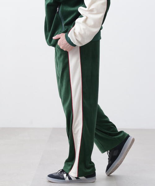 MANASTASH（マナスタッシュ）の「MANASTASH/マナスタッシュ　VELVET TRACK PANTS/ベルベットトラックパンツ（その他パンツ・メンズ・ネイビー/モスグリーン/ブラック・L/S/XL/M）」の3枚目の写真