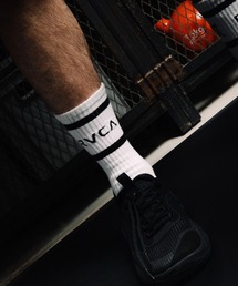 RVCA（ルーカ）の「RVCA メンズ RVCA×EVERLAST SOCKS ソックス 【2025年秋冬モデル】/ルーカエバーラストコラボソックス（ソックス/靴下）」