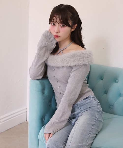 one after another NICE CLAUP(ワンアフターアナザーナイスクラップ)の「【S/Mサイズ展開】フレアデニムパンツ(デニムパンツ・レディース・ライトブルー/ブルー/グレー・MEDIUM/SMALL)」の10枚目の写真