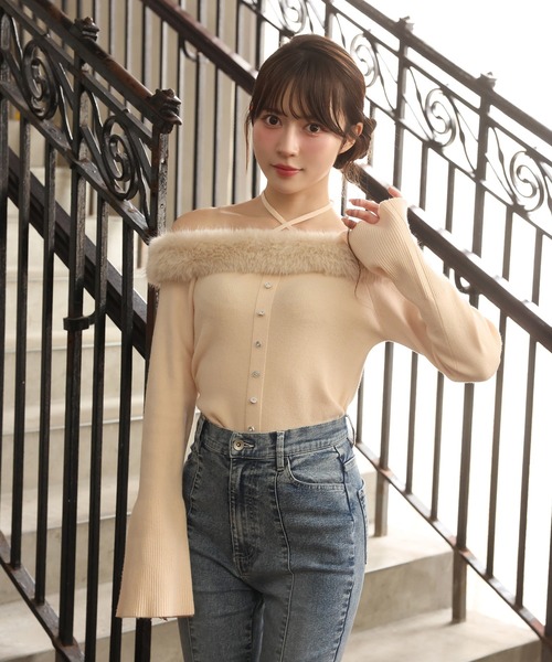 one after another NICE CLAUP(ワンアフターアナザーナイスクラップ)の「【S/Mサイズ展開】フレアデニムパンツ(デニムパンツ・レディース・ライトブルー/ブルー/グレー・MEDIUM/SMALL)」の14枚目の写真