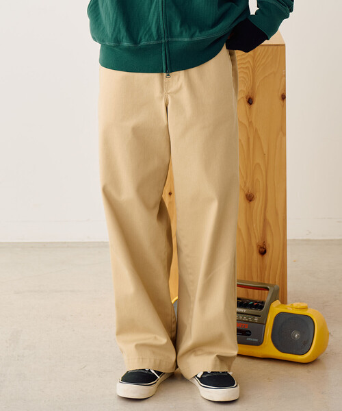 Bshop（ビショップ）の「TUF-NUT | T/C TWILL WIDE WORK TROUSERS MEN（その他パンツ・メンズ・ブラック/カーキ/グレー・31/33/32）」の19枚目の写真