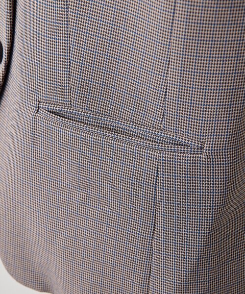 ear PAPILLONNER(イアパピヨネ)の「ガンクラブチェックノーカラージャケット【SUM1 STYLE】(その他アウター・レディース・ブラック・FREE)」の7枚目の写真