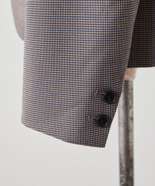 ear PAPILLONNER(イアパピヨネ)の「ガンクラブチェックノーカラージャケット【SUM1 STYLE】(その他アウター・レディース・ブラック・FREE)」の8枚目の写真