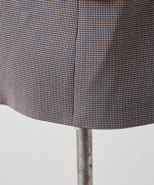 ear PAPILLONNER(イアパピヨネ)の「ガンクラブチェックノーカラージャケット【SUM1 STYLE】(その他アウター・レディース・ブラック・FREE)」の9枚目の写真