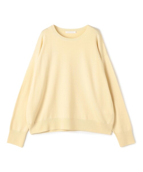 近年モデル新品タグ✨ベイジ ウィロウ ラウンドネックニット プルオーバーレース RODEO CROWNS WIDE BOWL | falling flower ニット (ニット ) |SHEL