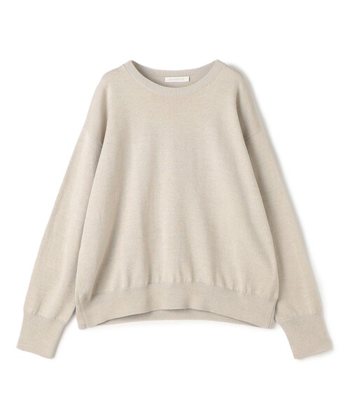 ウーステッドウール ラウンドネックプルオーバー（ニット/セーター