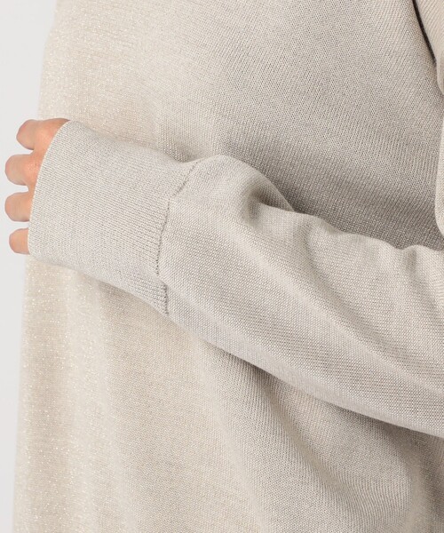 【ほぼ新品！】GALERIE VIE ウーステッドウール ラウンドネック ウーステッドウール ラウンドネックプルオーバー | GALERIE VIE (Women