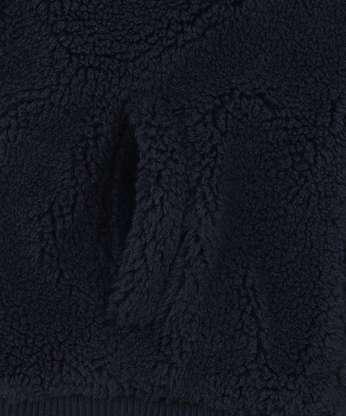 kladskap（クレードスコープ）の「恐竜ボアブルゾン（ブルゾン・キッズ・ネイビー/アイボリー・110cm/120cm/130cm/90cm/100cm）」の6枚目の写真