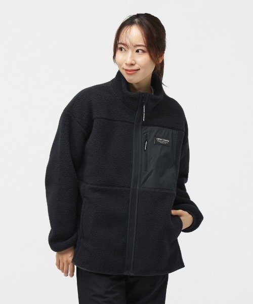 UNDER ARMOUR（アンダーアーマー）の「アンダーアーマー  UAシェルパ フルジップ ジャケット（ブルゾン・レディース・アイボリー/ブラック・M/L）」の2枚目の写真