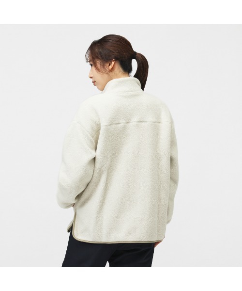 UNDER ARMOUR（アンダーアーマー）の「アンダーアーマー  UAシェルパ フルジップ ジャケット（ブルゾン・レディース・アイボリー/ブラック・M/L）」の4枚目の写真