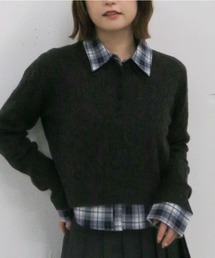 archives | ケーブルポロニット×シャツセット(Tシャツ/カットソー)