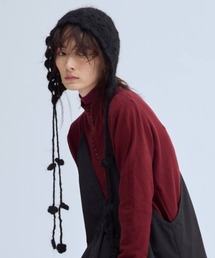 Libra Cue（リブラ キュー）の「ニットレースキャップ（ニットキャップ/ビーニー）」