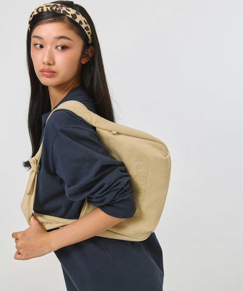 EMIS（イミス）の「VINTAGE COTTON TOTE BAG（トートバッグ・レディース・ブラウン/ベージュ/ブラック・FREE）」の7枚目の写真