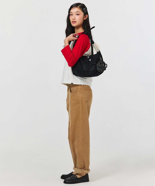 EMIS（イミス）の「VINTAGE COTTON TOTE BAG（トートバッグ・レディース・ブラウン/ベージュ/ブラック・FREE）」の13枚目の写真