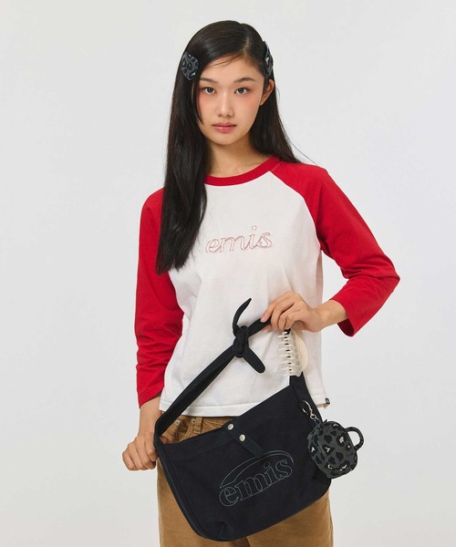 EMIS（イミス）の「VINTAGE COTTON TOTE BAG（トートバッグ・レディース・ブラウン/ベージュ/ブラック・FREE）」の15枚目の写真
