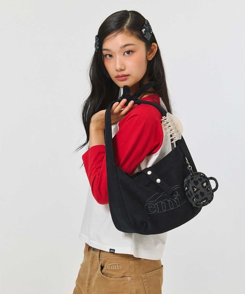 EMIS（イミス）の「VINTAGE COTTON TOTE BAG（トートバッグ・レディース・ブラウン/ベージュ/ブラック・FREE）」の16枚目の写真