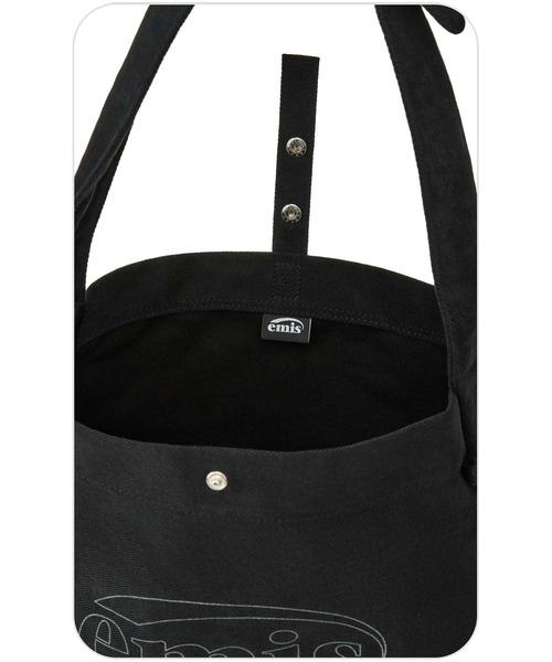 EMIS（イミス）の「VINTAGE COTTON TOTE BAG（トートバッグ・レディース・ブラウン/ベージュ/ブラック・FREE）」の21枚目の写真