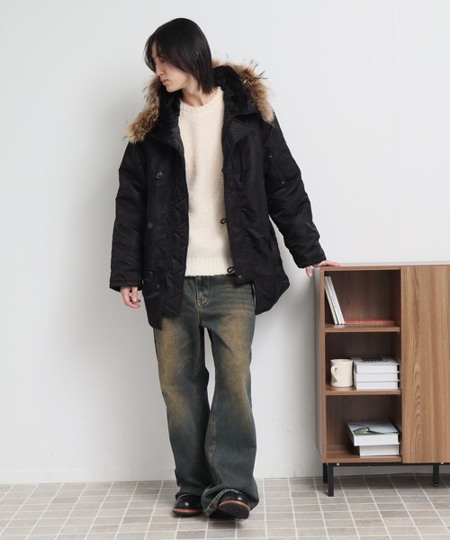 セール】【HOUSTON/ヒューストン】N-3B FLIGHT JACKET/N-3B フライト