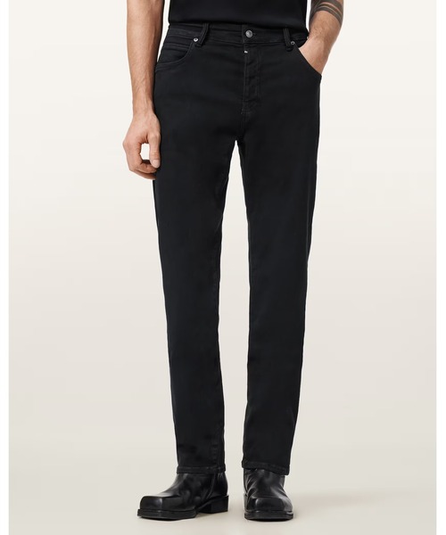 ALLSAINTS（オールセインツ）の「SID SKINNY FIT DENIM JEANS | SID スキニー フィット デニム ジーンズ（デニムパンツ・メンズ・ブラック系その他・30/30/31/30/32/30/28/30）」の3枚目の写真